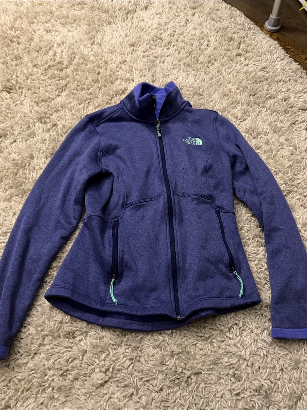 The North Face Women's Deep Purple Full-Zip Fleece Jacket